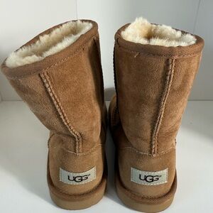 UGG Kids Tan Suede Boots